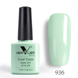 #61508 Nail Factory Supply New Venalisa Nail Art Design 60 Color Soak Off UV Gel Paint Lacquer Nail Polish UV Nail Varnish Gel