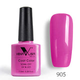 #61508 Nail Factory Supply New Venalisa Nail Art Design 60 Color Soak Off UV Gel Paint Lacquer Nail Polish UV Nail Varnish Gel