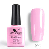 #61508 Nail Factory Supply New Venalisa Nail Art Design 60 Color Soak Off UV Gel Paint Lacquer Nail Polish UV Nail Varnish Gel