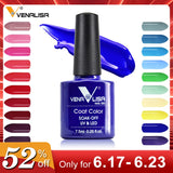 #61508 Nail Factory Supply New Venalisa Nail Art Design 60 Color Soak Off UV Gel Paint Lacquer Nail Polish UV Nail Varnish Gel
