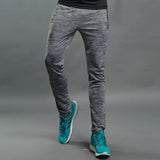 Slim and stretchable polyester cloth elastic waist sports pants