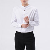 Solid color full sleeve Nylon material fashion casual shirt for men