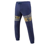 Casual and sports animal pattern design patchwork flexible sports trackpants