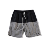 Cotton middle waist sports loose & breathable patchwork shorts for men