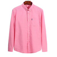 Men full sleeve cotton cloth long sleeve lapel collar casual shirt