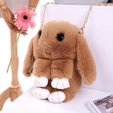 Rabbit Wool Small Crossbody Bag for Women Children