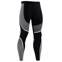 Men's Polyester sports skinny & comfortable shiny printed striped track pant