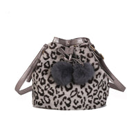 Plush Drawstring Crossbody Bag durable soft Fashion for Women