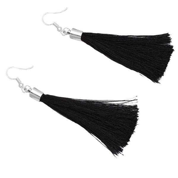 Woman's Alloy Ethnic Style threads Earrings Match with suitable apparel for different occasion