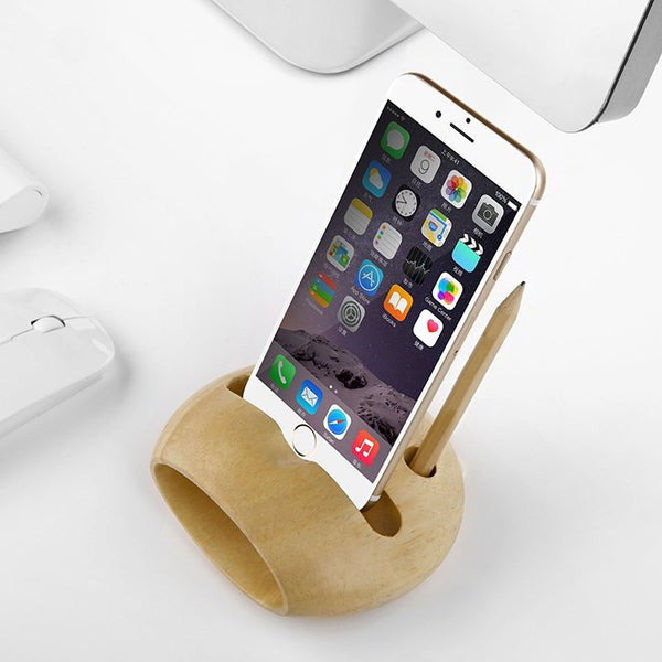 Wooden iPhone Stand