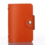 Fashion PU Leather Function 24 Bits Card Case Business Card Holder Men Women Credit Passport Card Bag ID Passport Card Wallet