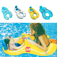 Mother Child Inflatable Ring Swimming Circle Baby Float Double Swimming Pool Accessories Inflatable Wheels Swimtrainer Circles