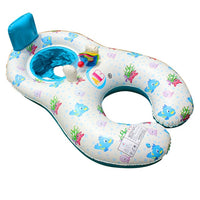 Mother Child Inflatable Ring Swimming Circle Baby Float Double Swimming Pool Accessories Inflatable Wheels Swimtrainer Circles