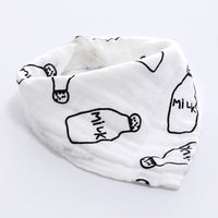 AZEOSHE Baby Bibs Boy Girl Bandana Water Absorb Bib Burp Cloth Triangle Cotton Baby Scarf Burp Baby Christmas Accessories