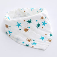 AZEOSHE Baby Bibs Boy Girl Bandana Water Absorb Bib Burp Cloth Triangle Cotton Baby Scarf Burp Baby Christmas Accessories