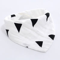 AZEOSHE Baby Bibs Boy Girl Bandana Water Absorb Bib Burp Cloth Triangle Cotton Baby Scarf Burp Baby Christmas Accessories