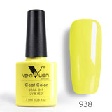 #61508 Nail Factory Supply New Venalisa Nail Art Design 60 Color Soak Off UV Gel Paint Lacquer Nail Polish UV Nail Varnish Gel