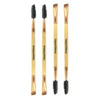 2018 NEW Eyebrow Brush Beauty Makeup Wood Handle Eyebrow Brush Eyebrow Comb Double Ended Brushes Brushes Make Up 1031 X23 1.5 10