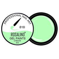 ROSALIND 5ML Painting Gel Varnish 142 Colors Gel Nail Polish Set For Manicure DIY Top Base Coat Hybird Design Of Nail Art Primer