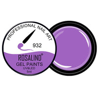 ROSALIND 5ML Painting Gel Varnish 142 Colors Gel Nail Polish Set For Manicure DIY Top Base Coat Hybird Design Of Nail Art Primer