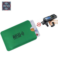 Anti Rfid Wallet Blocking Reader Lock Bank Card Holder Id Bank Card Case Protection Metal Credit NFC Holder Aluminium 6*9.3cm