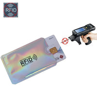 Anti Rfid Wallet Blocking Reader Lock Bank Card Holder Id Bank Card Case Protection Metal Credit NFC Holder Aluminium 6*9.3cm