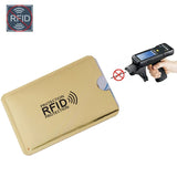 Anti Rfid Wallet Blocking Reader Lock Bank Card Holder Id Bank Card Case Protection Metal Credit NFC Holder Aluminium 6*9.3cm