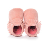 2019 PU Suede Leather Newborn Baby Moccasins Shoes Soft Soled Non-slip Crib First Walker