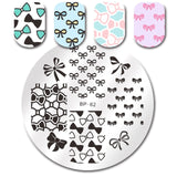 BORN PRETTY Square Nail Art Stamp Template Flower Vine Rose Leaves Floral Image Pattern Printing Plate for Manicure Stencil 6cm