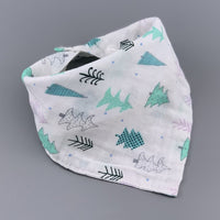 AZEOSHE Baby Bibs Boy Girl Bandana Water Absorb Bib Burp Cloth Triangle Cotton Baby Scarf Burp Baby Christmas Accessories