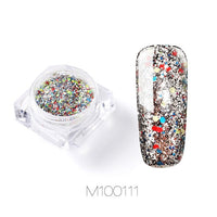 ROSALIND Nails Art Glitter Pigment Powder Gel Polish Mirror Manicure Sparkles For Nails UV Decorations Chrome Holographic Nail