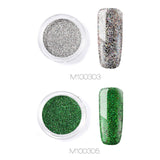 ROSALIND Nails Art Glitter Pigment Powder Gel Polish Mirror Manicure Sparkles For Nails UV Decorations Chrome Holographic Nail